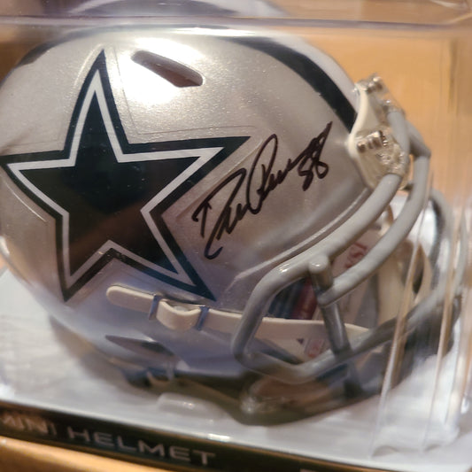 Drew Pearson Signed Dallas Cowboys Mini Helmet