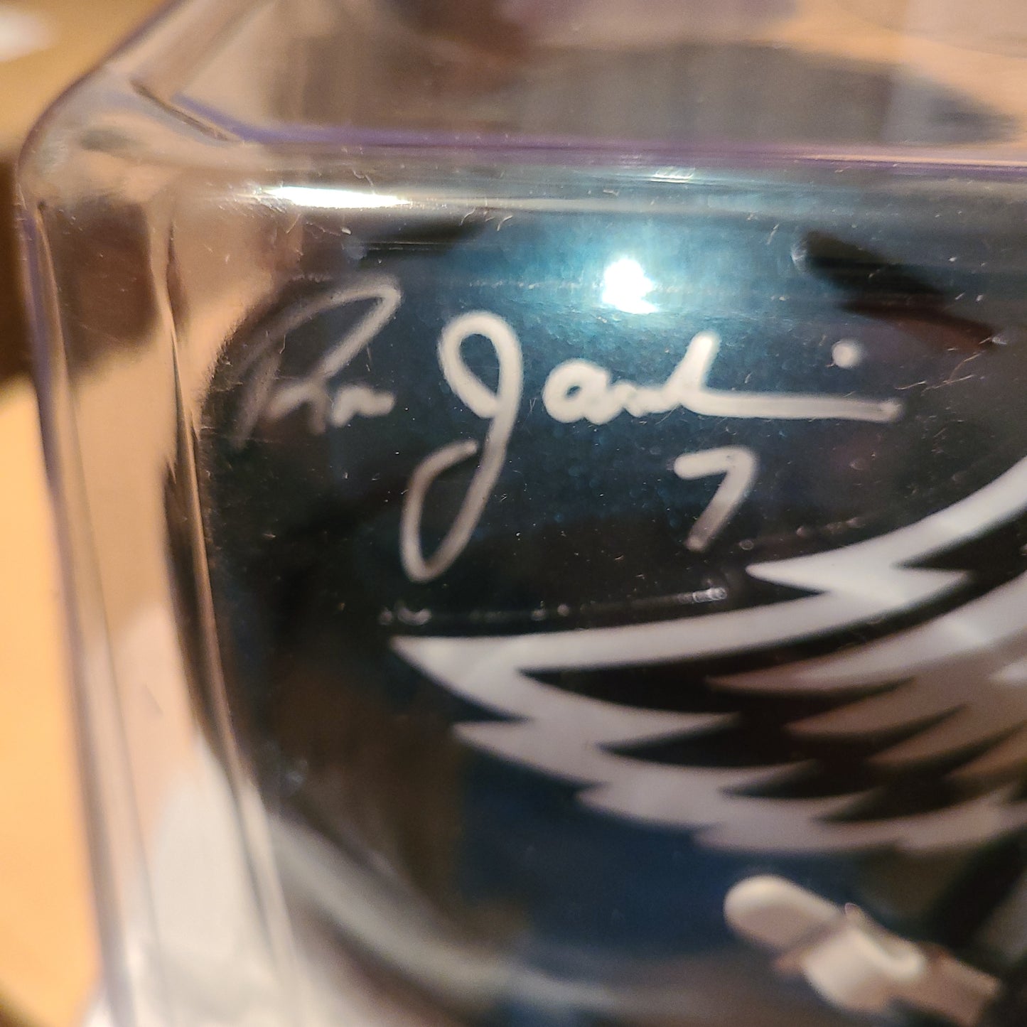 Ron Jaworski Signed Philadelphia Eagles Mini Helmet