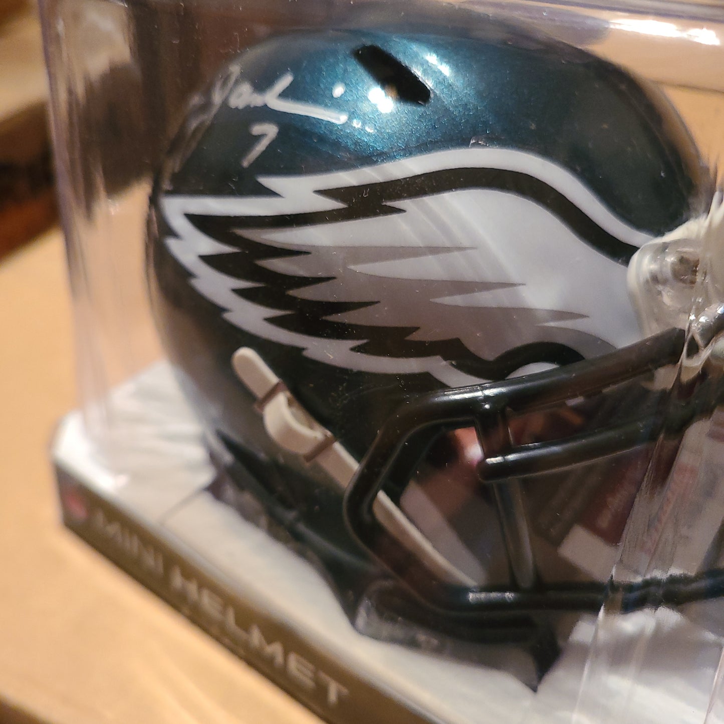 Ron Jaworski Signed Philadelphia Eagles Mini Helmet