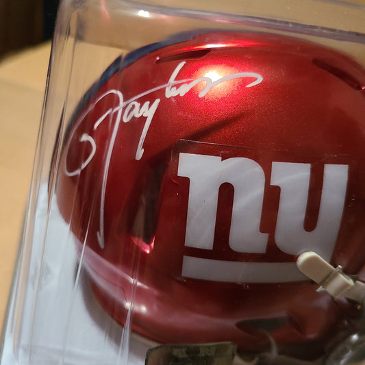 Lawrence Taylor Signed Riddell New York Giants (Flash) Mini Football Helmet