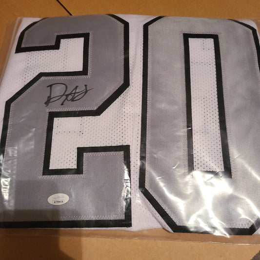 Damon Arnette Signed Las Vegas Raiders Pro Color Rush Football Jersey