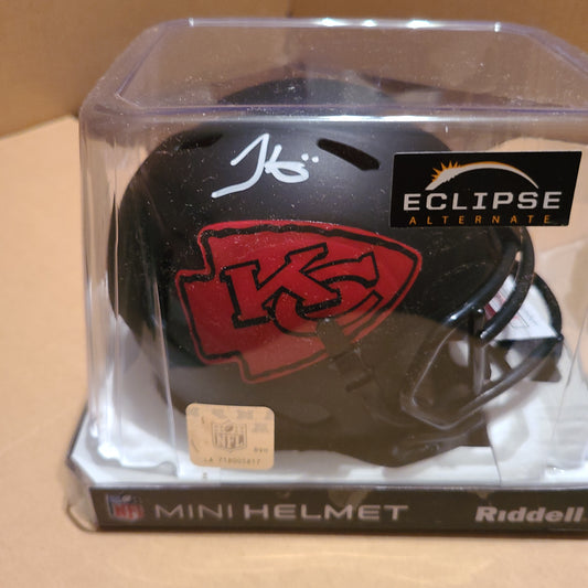 Tyreek Hill Signed Kansas City Chiefs (Eclipse Speed) Mini Helmet