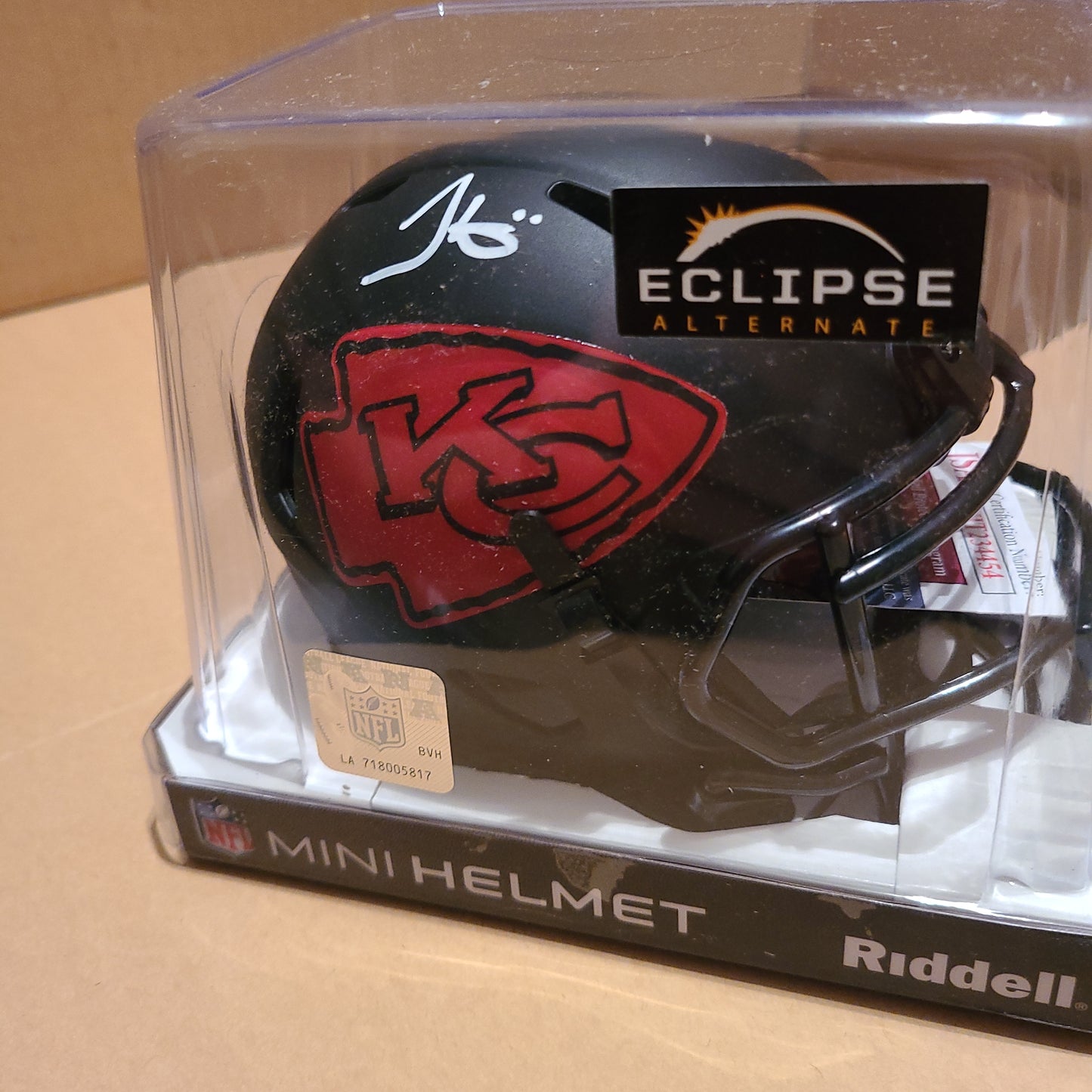 Tyreek Hill Signed Kansas City Chiefs (Eclipse Speed) Mini Helmet