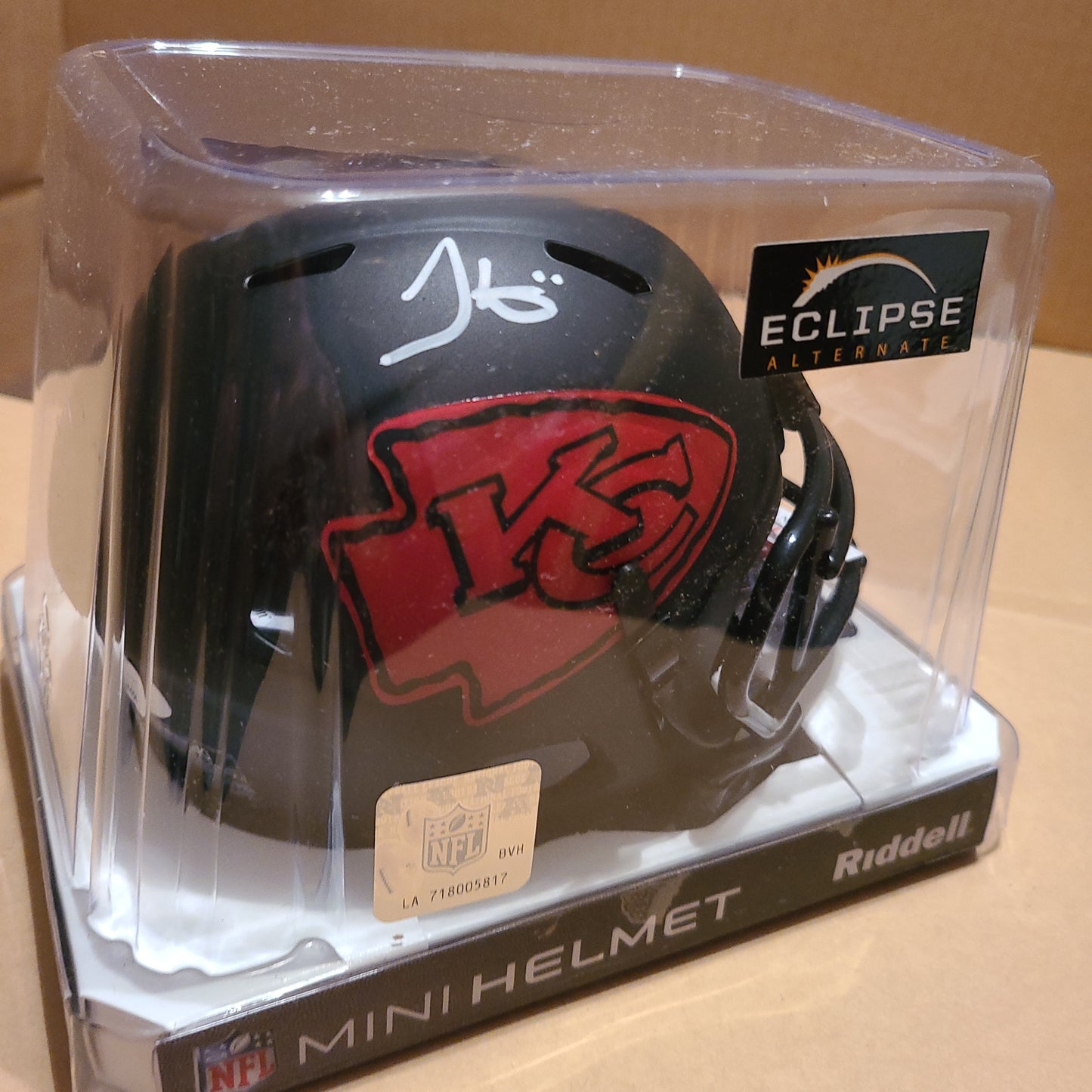 Tyreek Hill Signed Kansas City Chiefs (Eclipse Speed) Mini Helmet