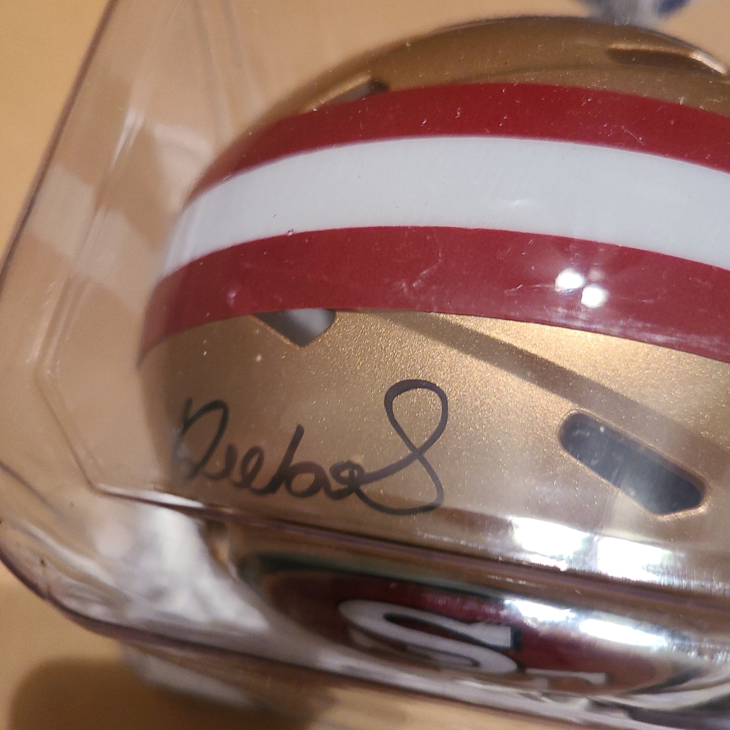 Deebo Samuel Signed 49ers Speed Mini Helmet