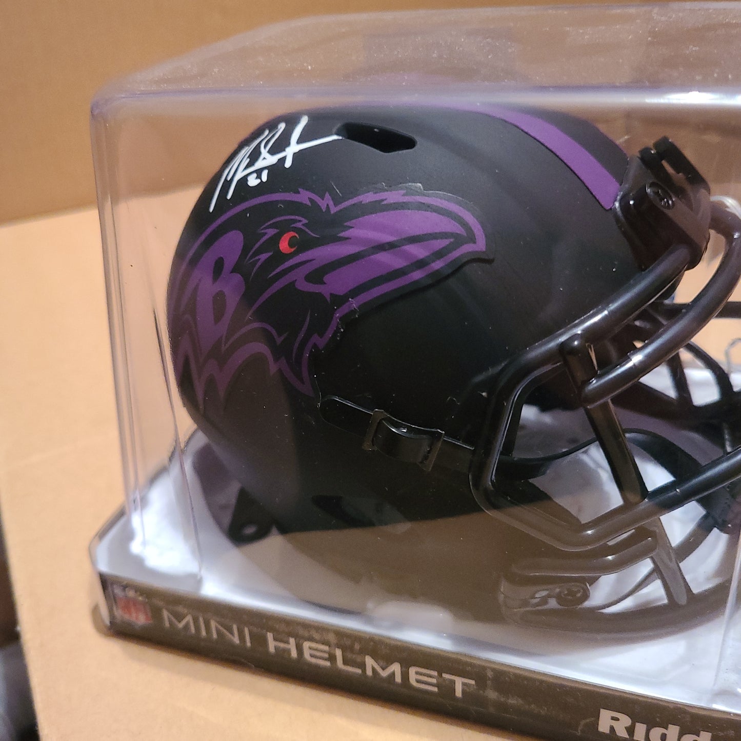 Mark Ingram Signed Baltimore Ravens Eclipse Mini Helmet