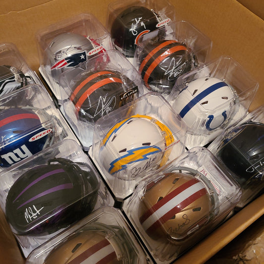 MEGA SALE!! Signed Mini Helmet Mystery Box