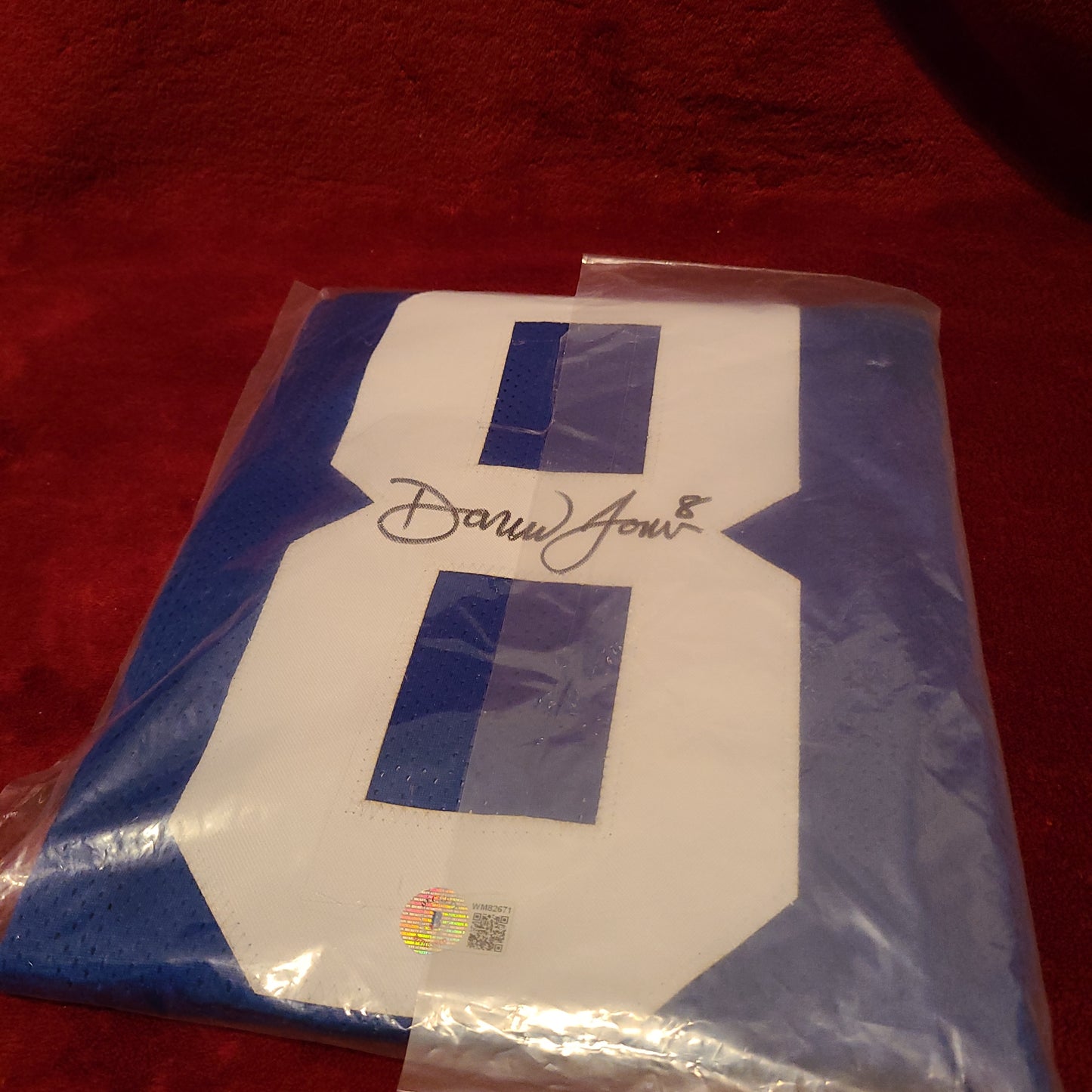 Daniel Jones Signed New York Giants Jersey