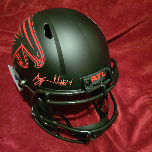 AJ Terrell Signed Atlanta Falcons Full Size Helmet