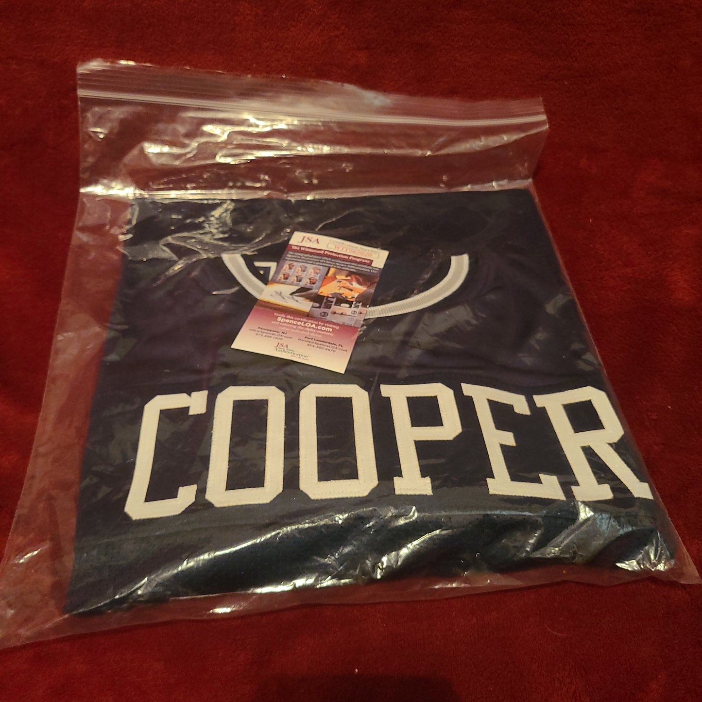 Amari Cooper Signed Dallas Cowboys Blue Jersey