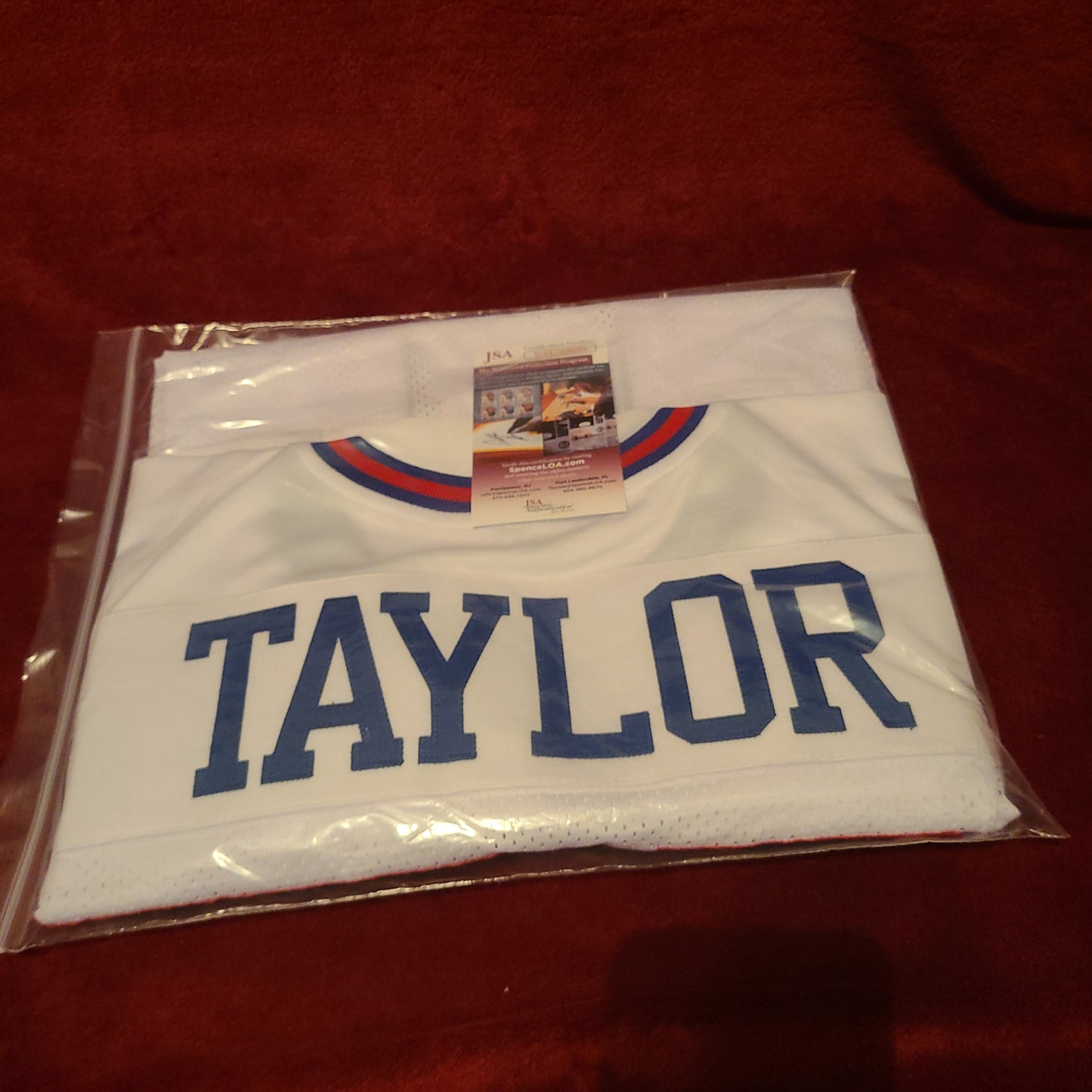 Lawrence Taylor Signed New York Giants Jersey