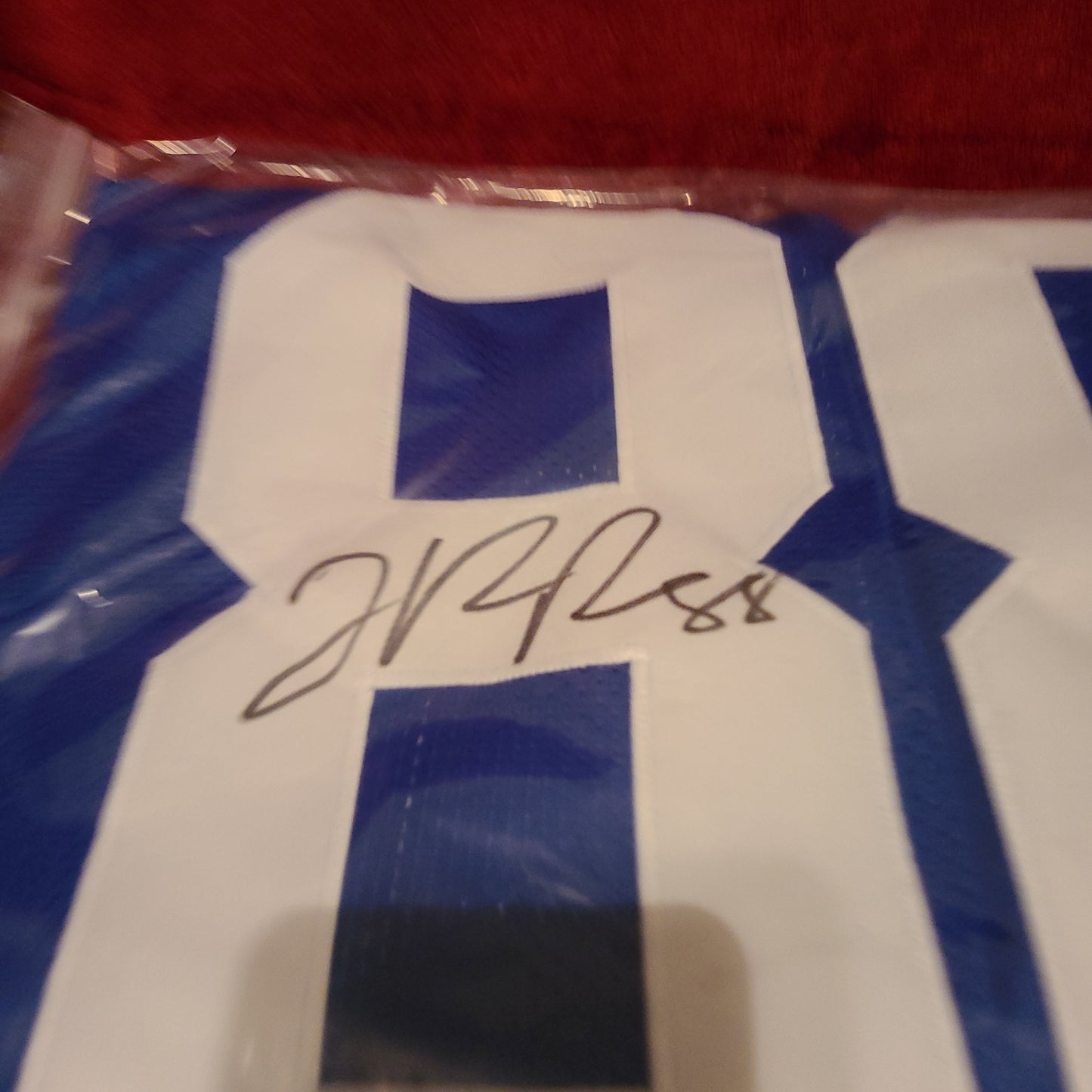 Hakeem Nicks Signed New York Giants Blue Jersey