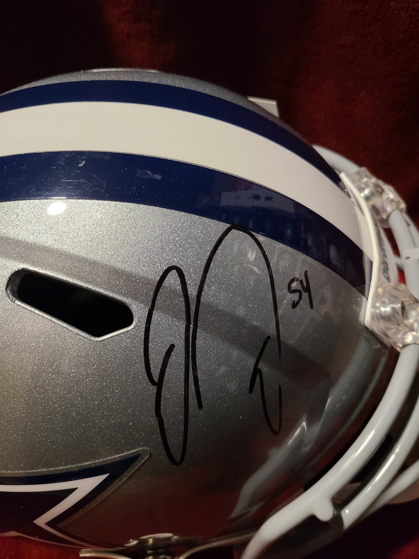 Jaylon Smith Signed Dallas Cowboys Full Size Helmet