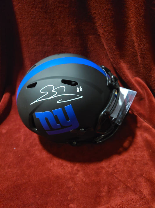 Evan Engram Signed New York Giants Full Size Helmet