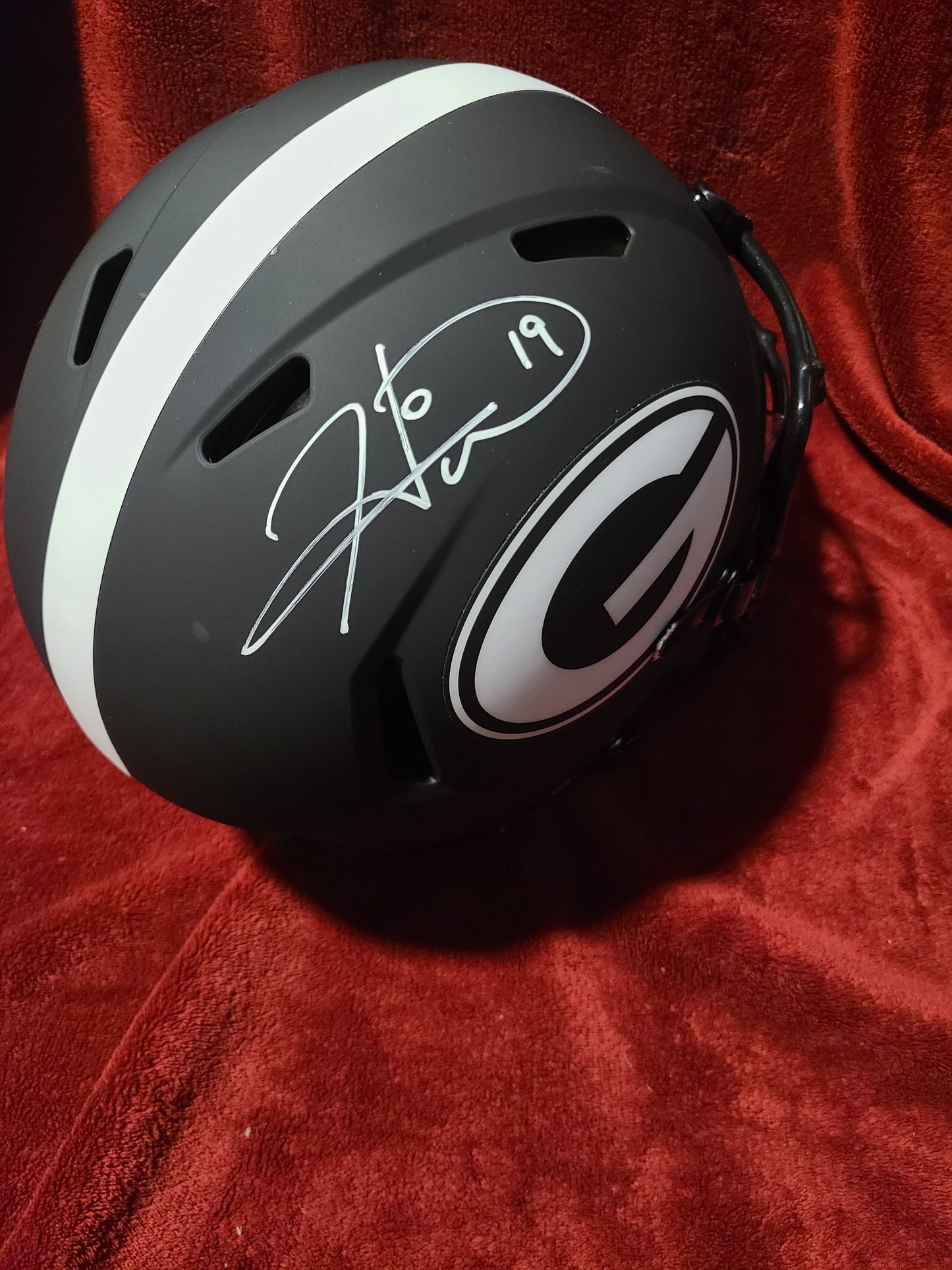 Hines Ward Signed University of Georgia Full Size Helmet