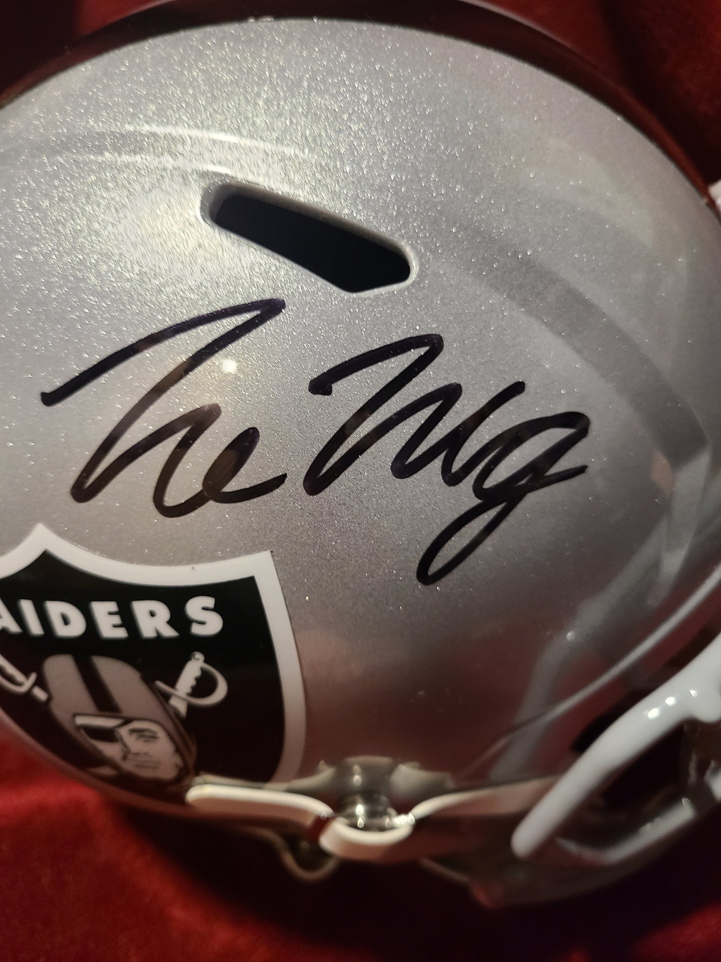 Trevon Moehrig Signed Las Vegas Raiders Full Size Helmet