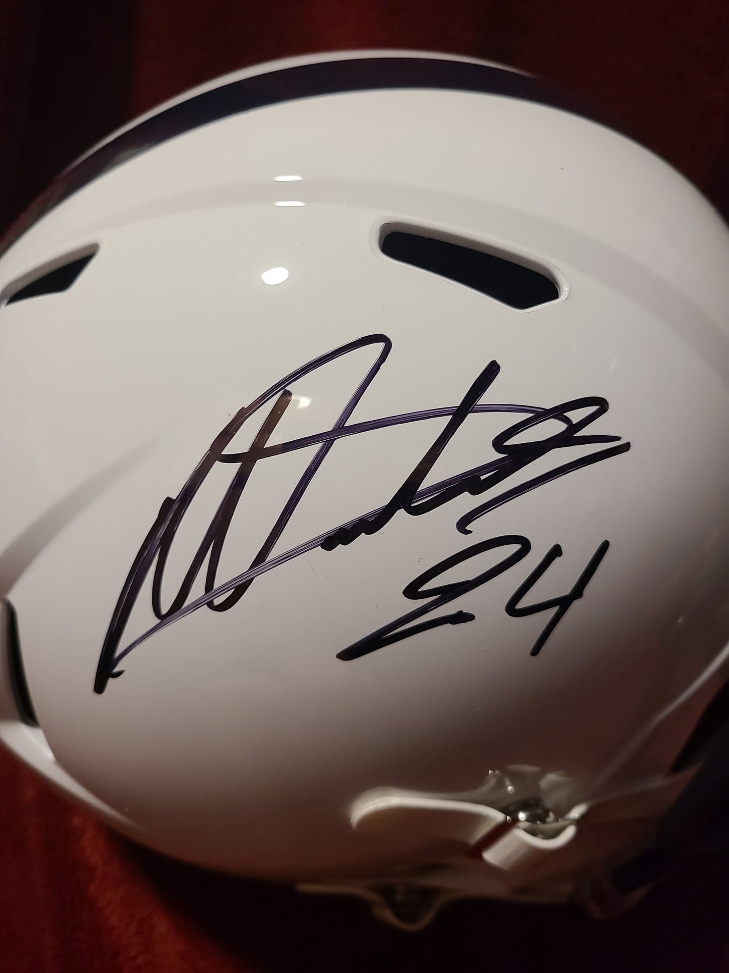 Miles Sanders Signed Penn State University Full Size Helmet