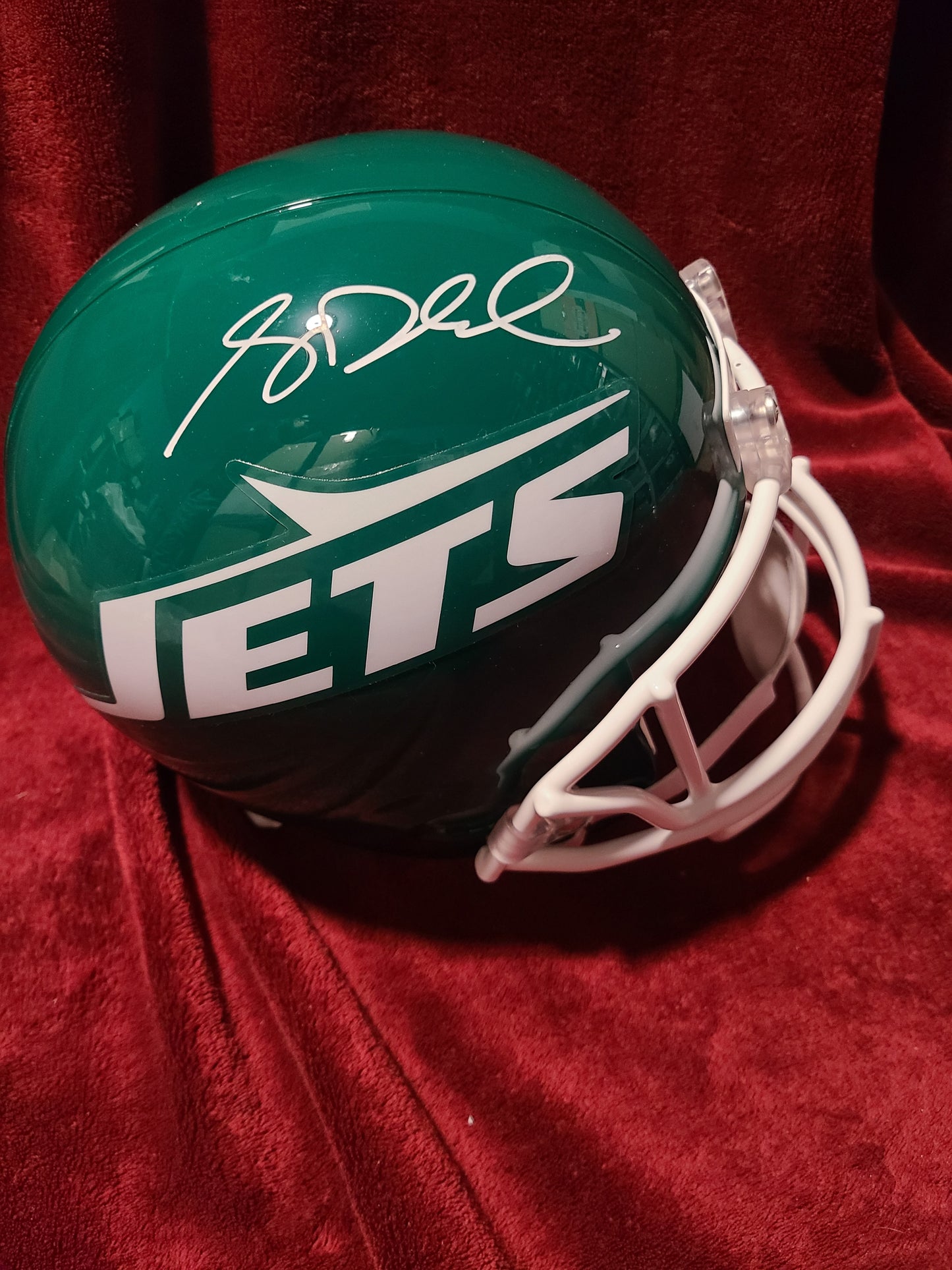 Sam Darnold Signed New York Jets Green Full Size Helmet