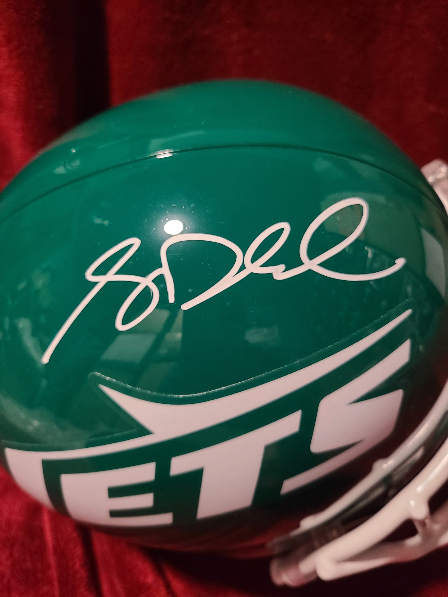 Sam Darnold Signed New York Jets Green Full Size Helmet