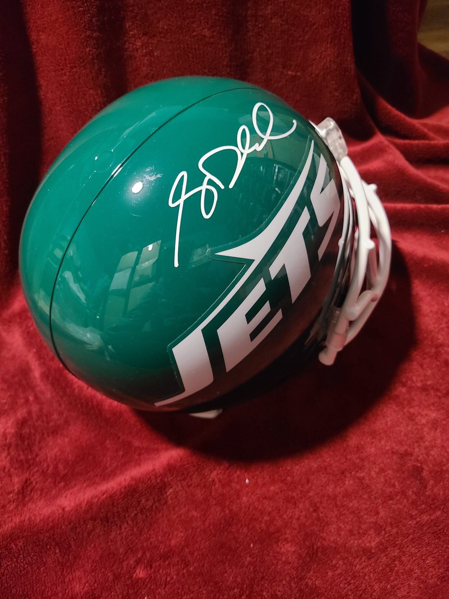 Sam Darnold Signed New York Jets Green Full Size Helmet