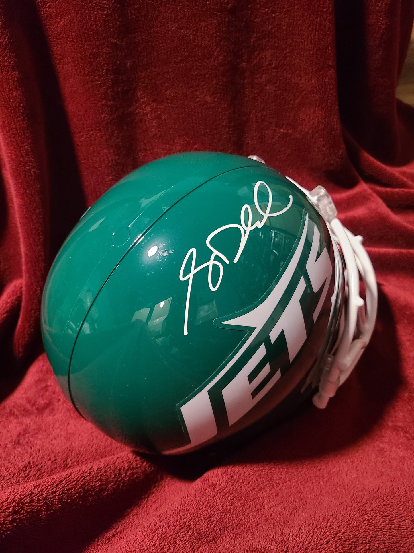 Sam Darnold Signed New York Jets Green Full Size Helmet