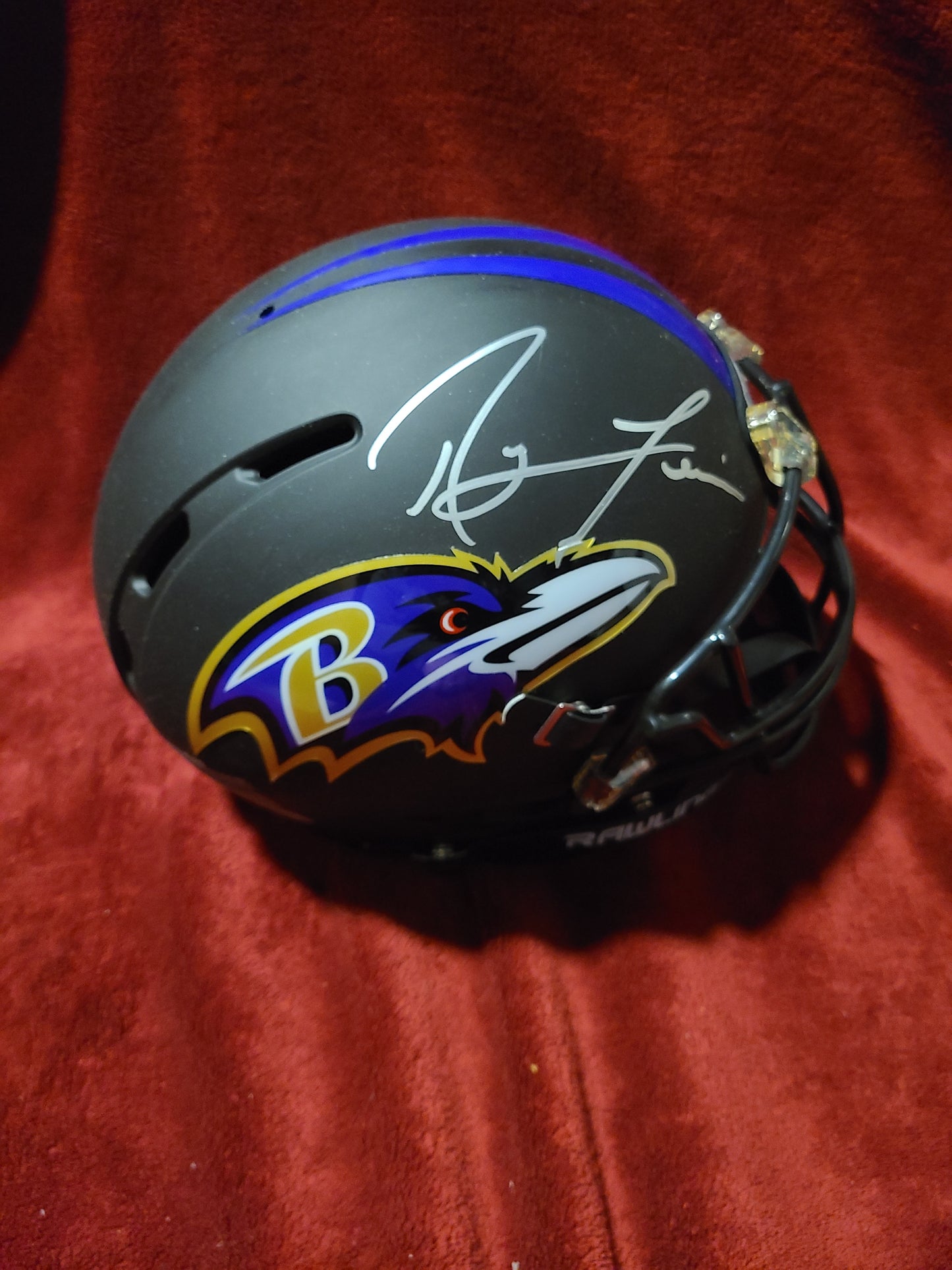 Ray Lewis Signed Baltimore Ravens Full Size Helmet (On Field Authentic)