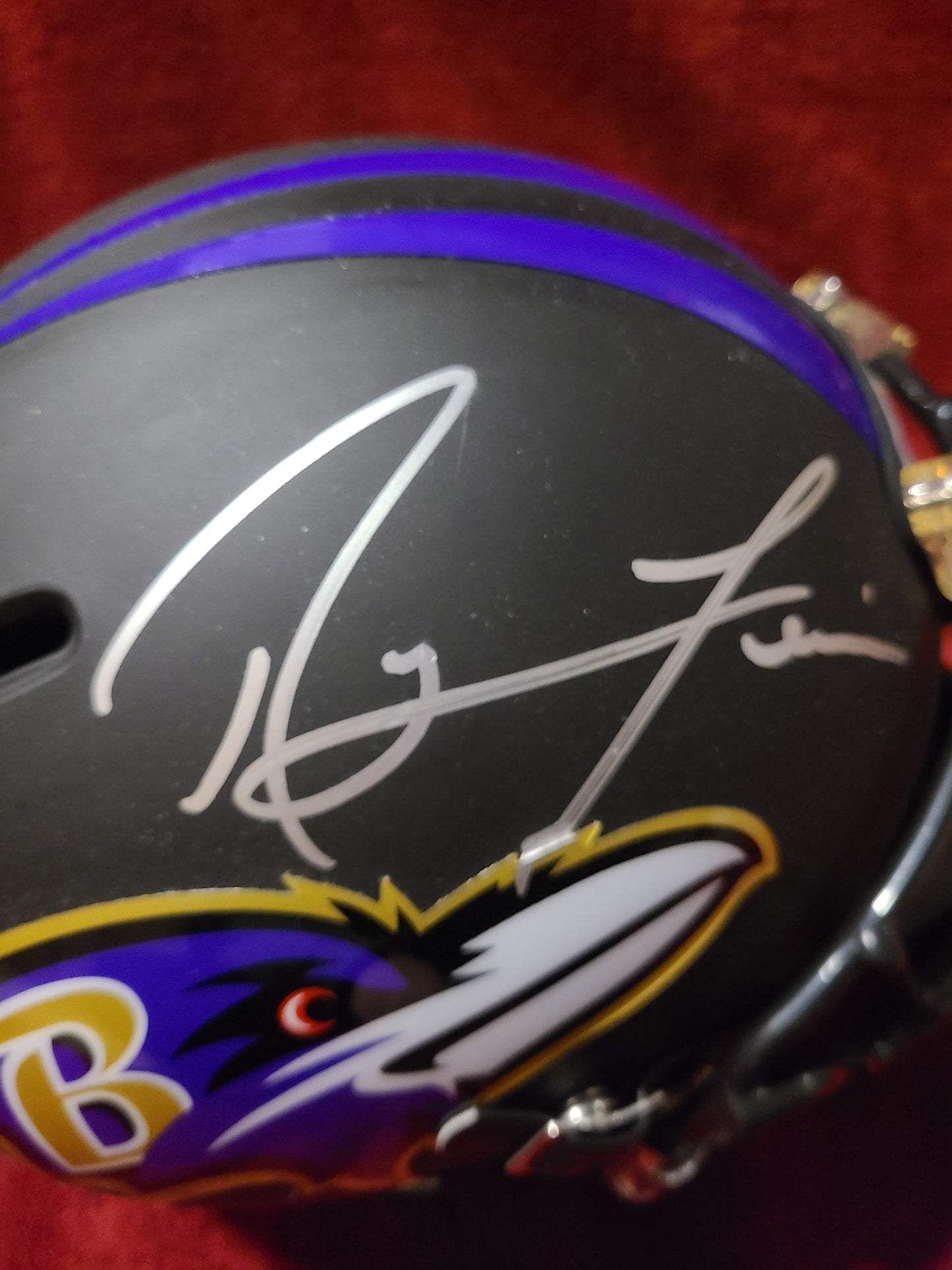 Ray Lewis Signed Baltimore Ravens Full Size Helmet (On Field Authentic)