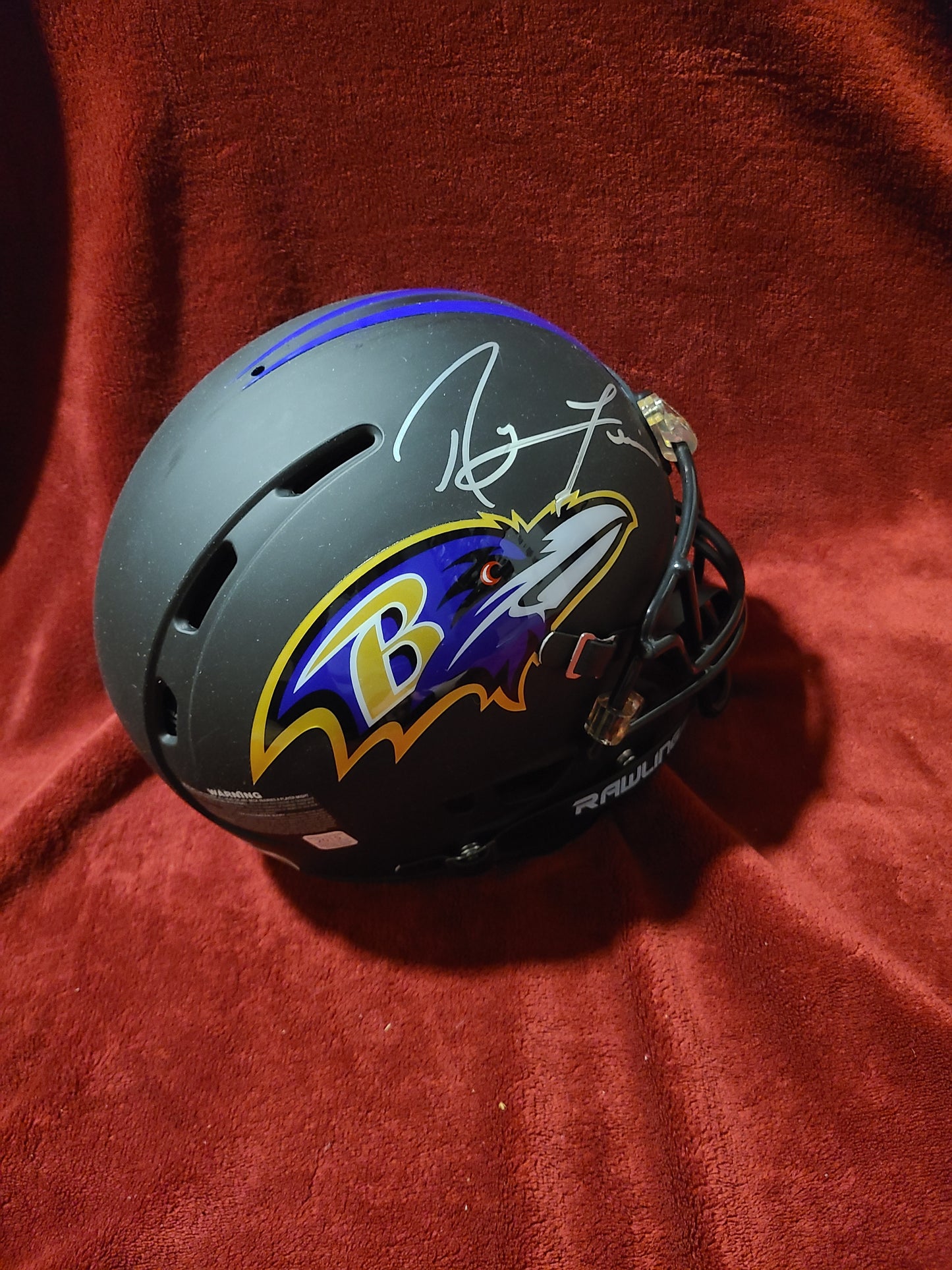 Ray Lewis Signed Baltimore Ravens Full Size Helmet (On Field Authentic)