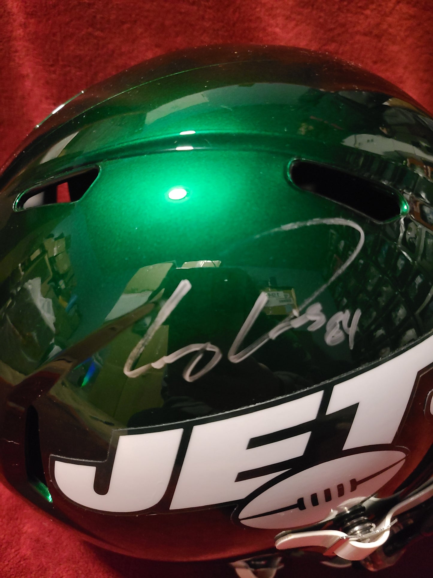 Corey Davis Signed New York Jets Full Size Helmet