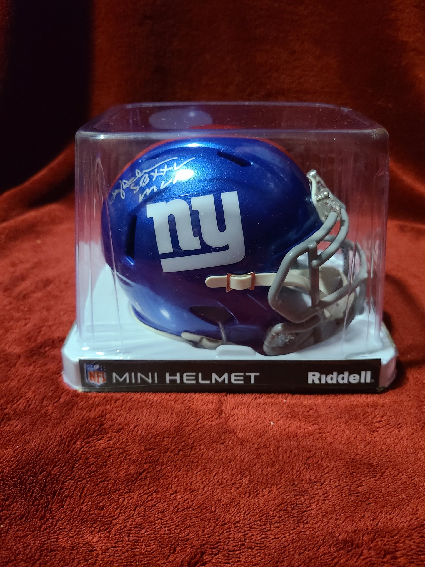 Ottis Anderson Signed New York Giants Mini Helmet