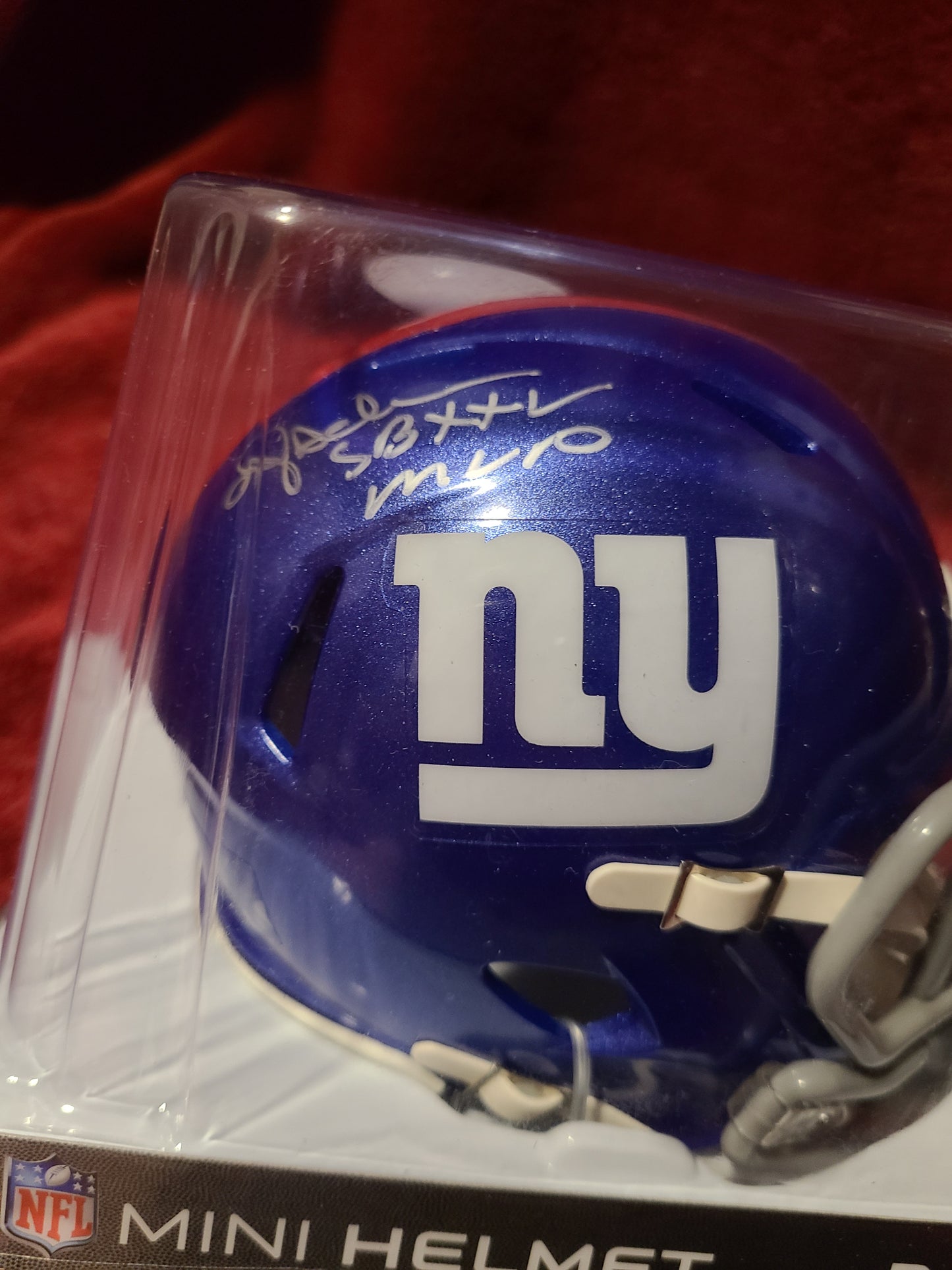 Ottis Anderson Signed New York Giants Mini Helmet