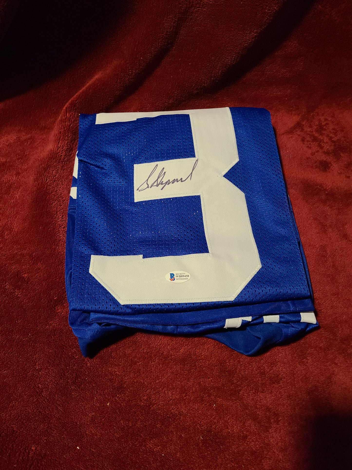 Sterling Shepard Signed New York Giants Jersey