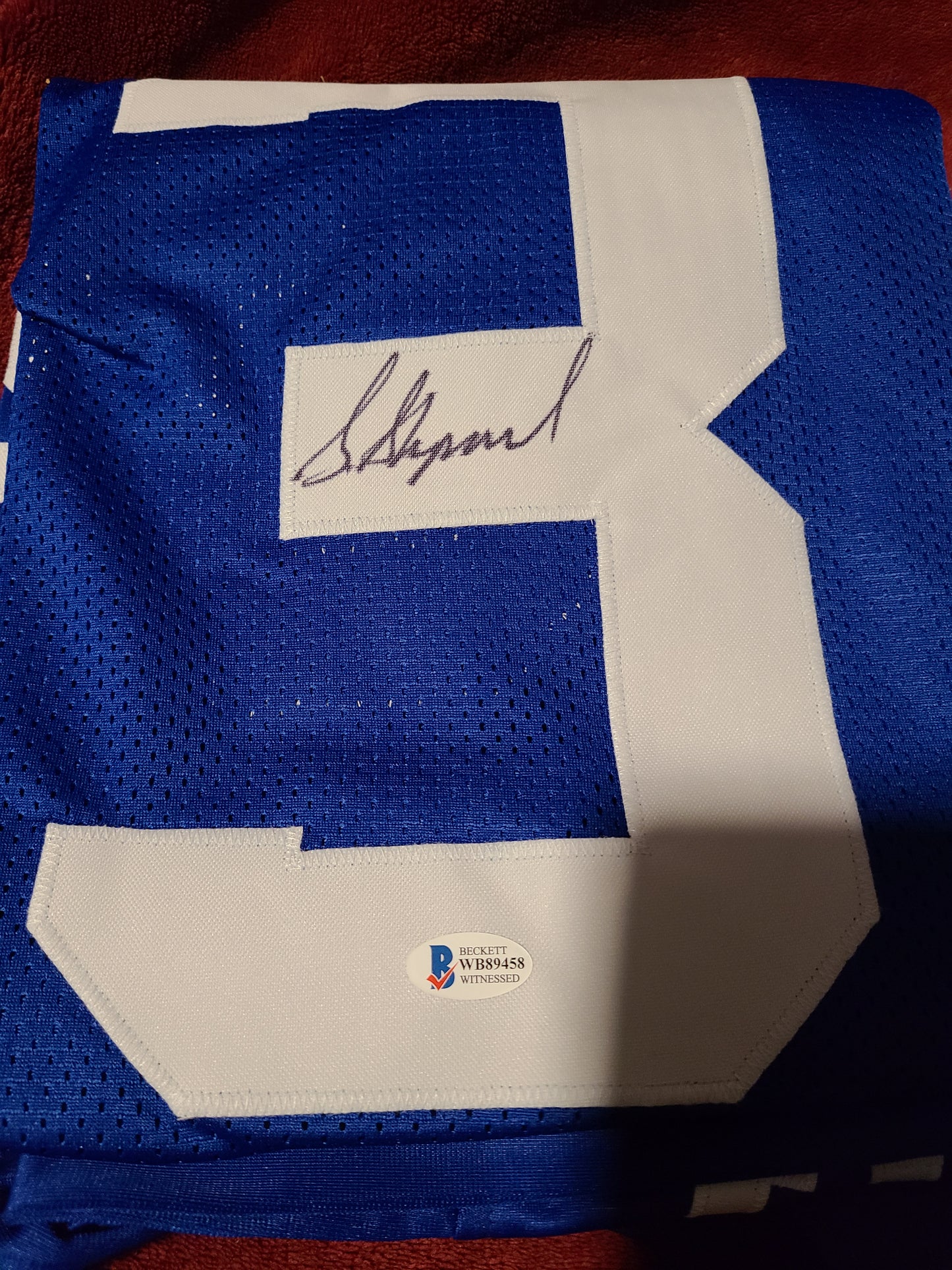 Sterling Shepard Signed New York Giants Jersey