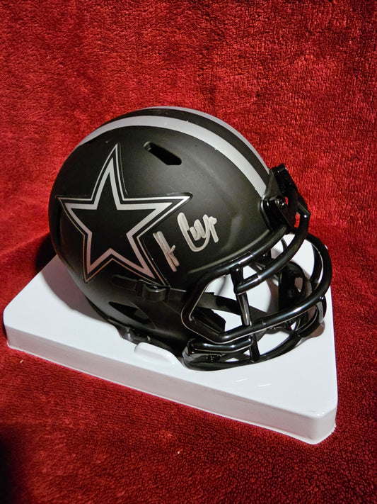 Amari Cooper Signed Dallas Cowboys Eclipse (Front Signature) Mini Helmet